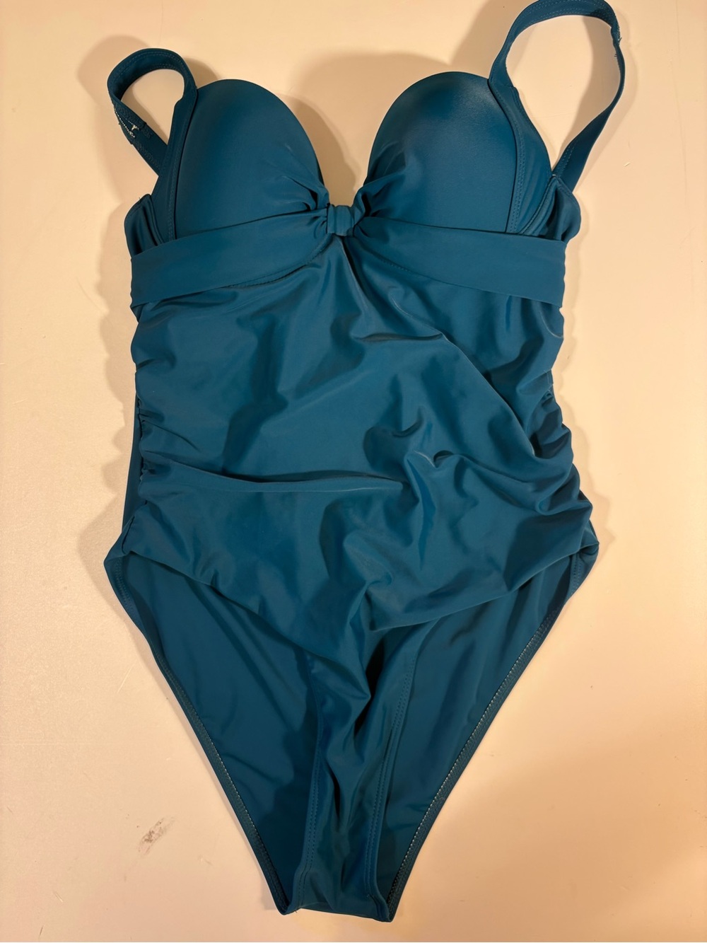 Women’s One-Piece Swimsuit - Teal Blue